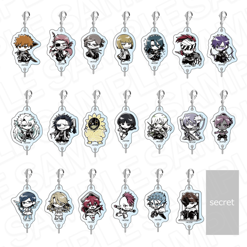 BLEACH 千年血戦篇_つながるミニチャーム(ブラインド) MONOCOLOR　【OPP／21個入り】【コンプリート仕様】