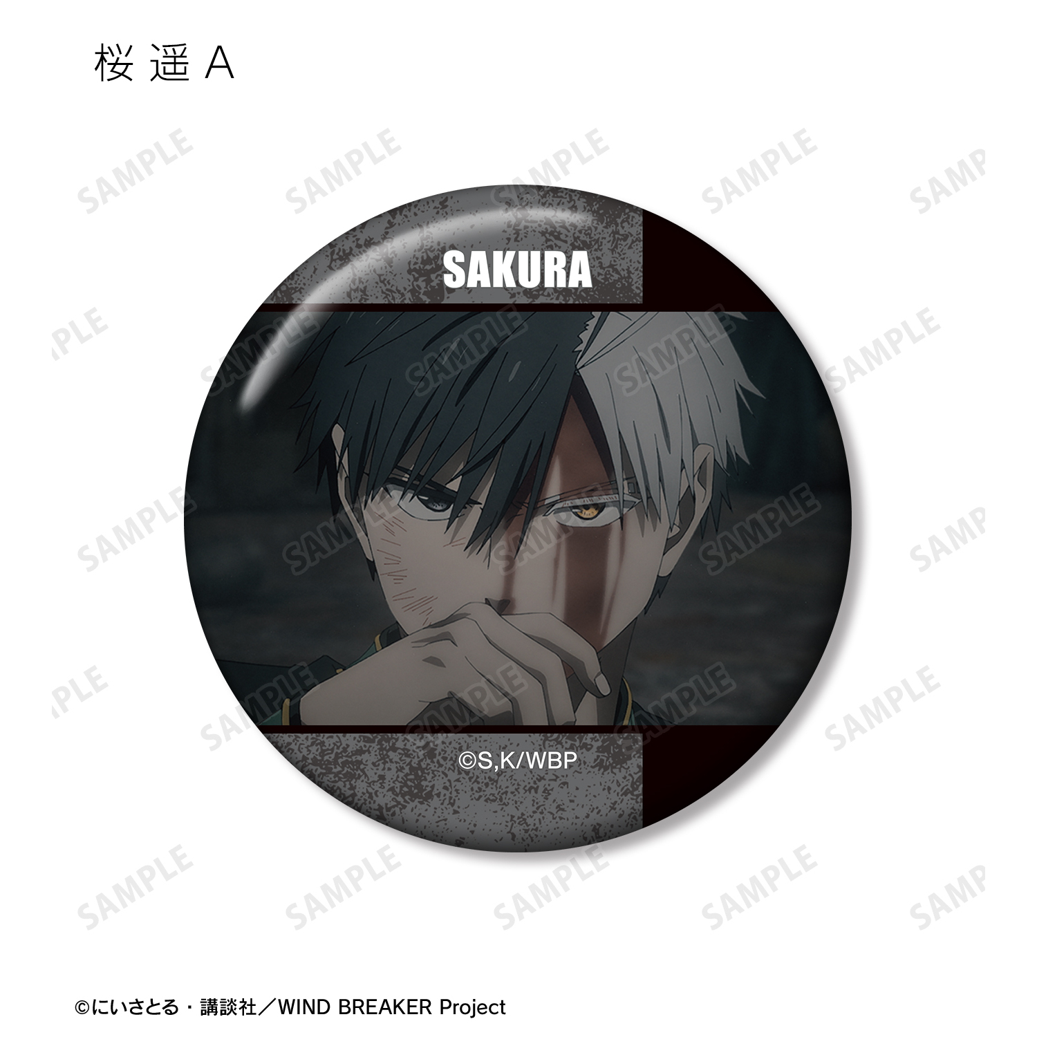 WIND BREAKER_桜 遥 場面写缶バッジ2個セット | 公式グッズ・公式