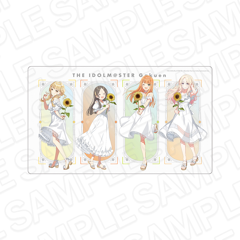 学園アイドルマスター_ラバーデスクマット sunflower ver.