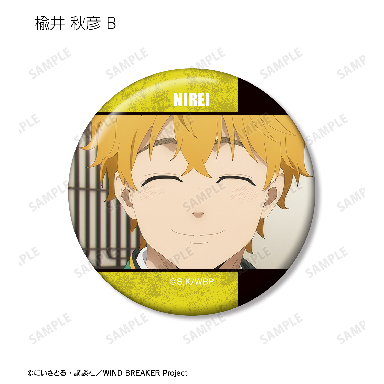 WIND BREAKER_楡井 秋彦 場面写缶バッジ2個セット | 公式グッズ
