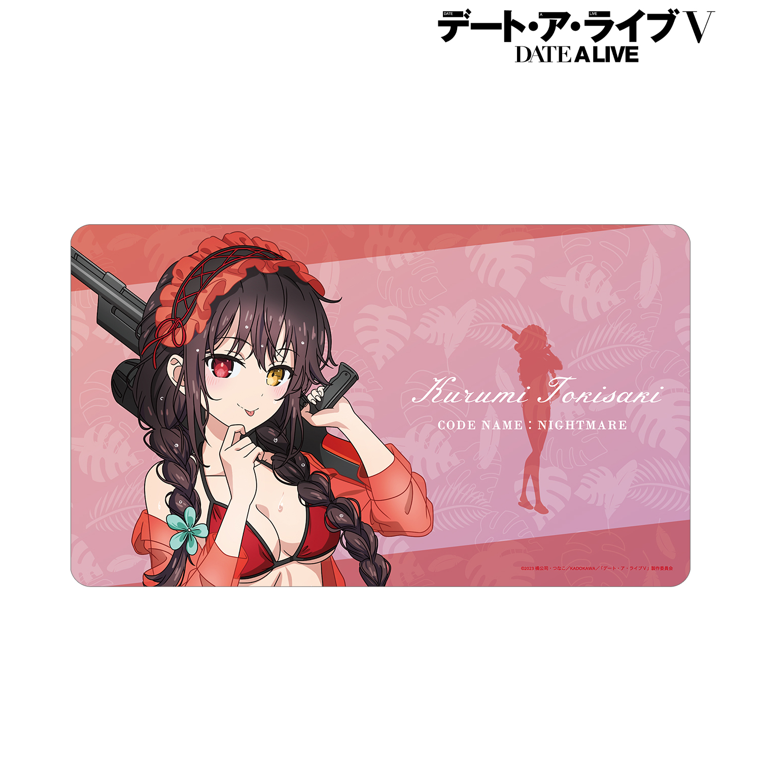 デート・ア・ライブV_描き下ろし 時崎狂三 デート・ア・バカンスver. マルチデスクマット