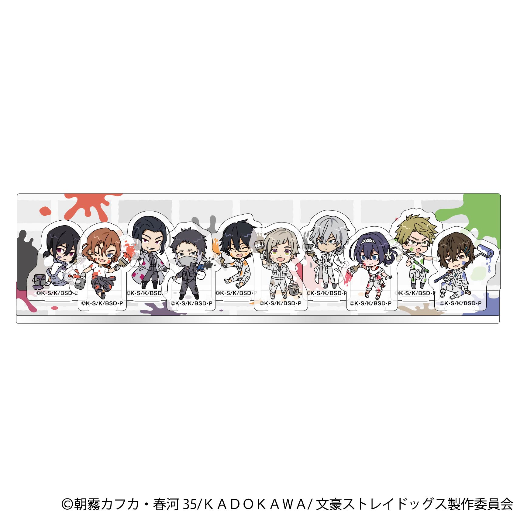 文豪ストレイドッグス_アクリルジオラマ／ツナギ、ちびキャラ