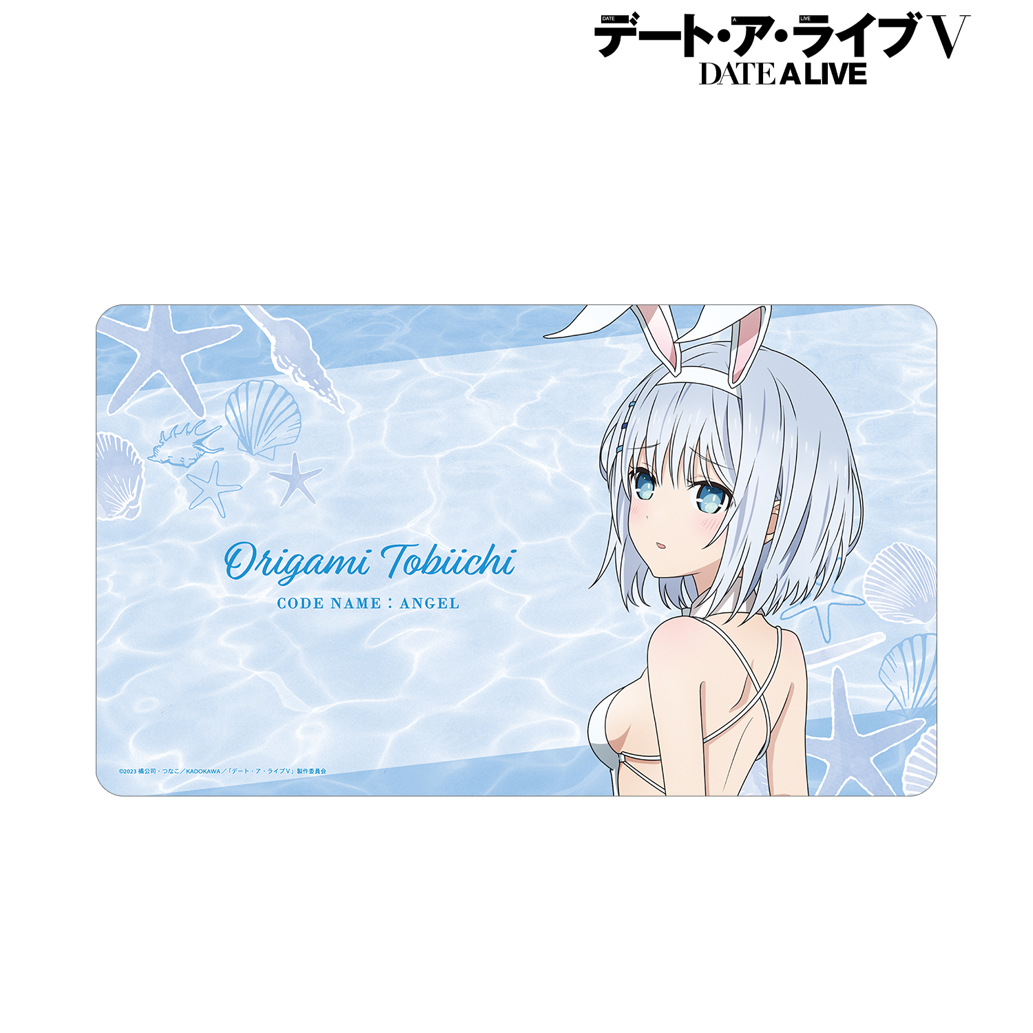 デート・ア・ライブV_描き下ろし 鳶一折紙 水着バニーver. マルチデスクマット