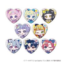 ひみつのアイプリ_ハート型缶バッジ02/コンプリートセット(全8種