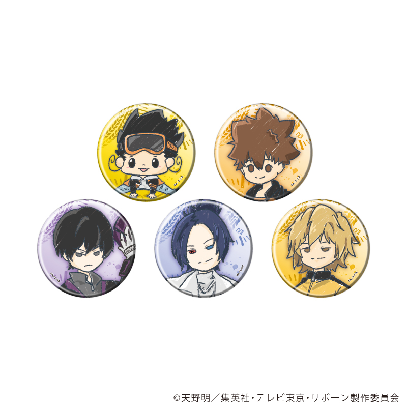 家庭教師ヒットマンREBORN!_缶バッジ65/コンプリートセット(全5種)(グラフアートイラスト)【コンプリートセット/5個入り】