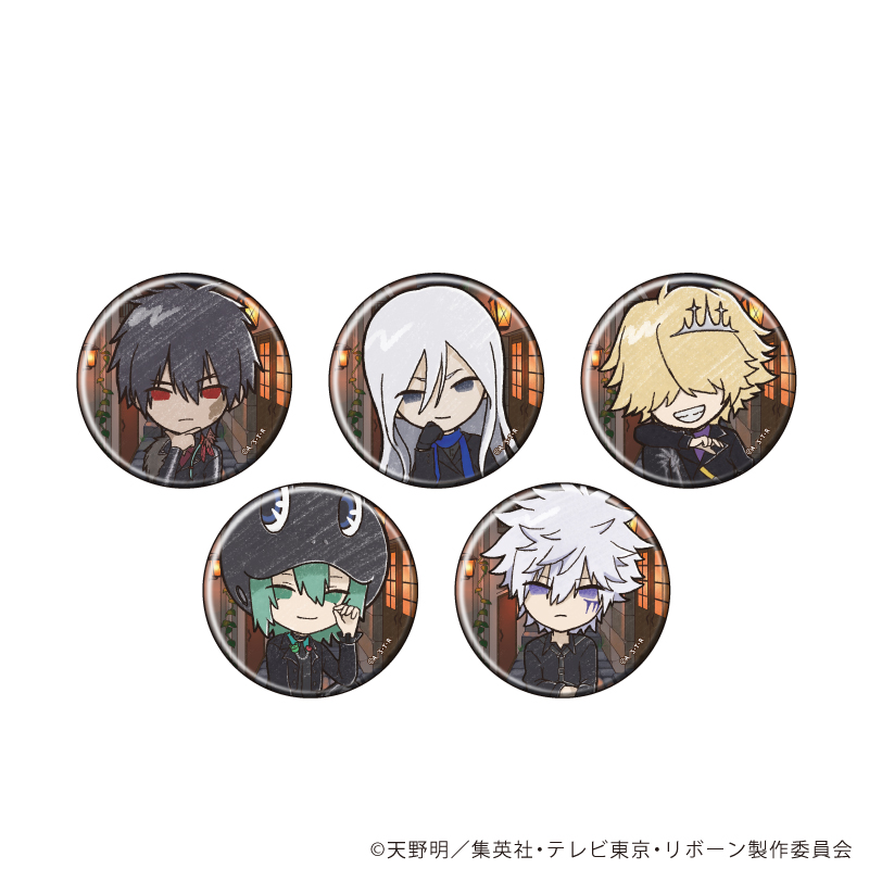 家庭教師ヒットマンREBORN!J-WORLD むにむに缶バッジA全5種セット 家庭教師ヒットマンREBORN!_缶バッジ67/コンプリートセット(全5