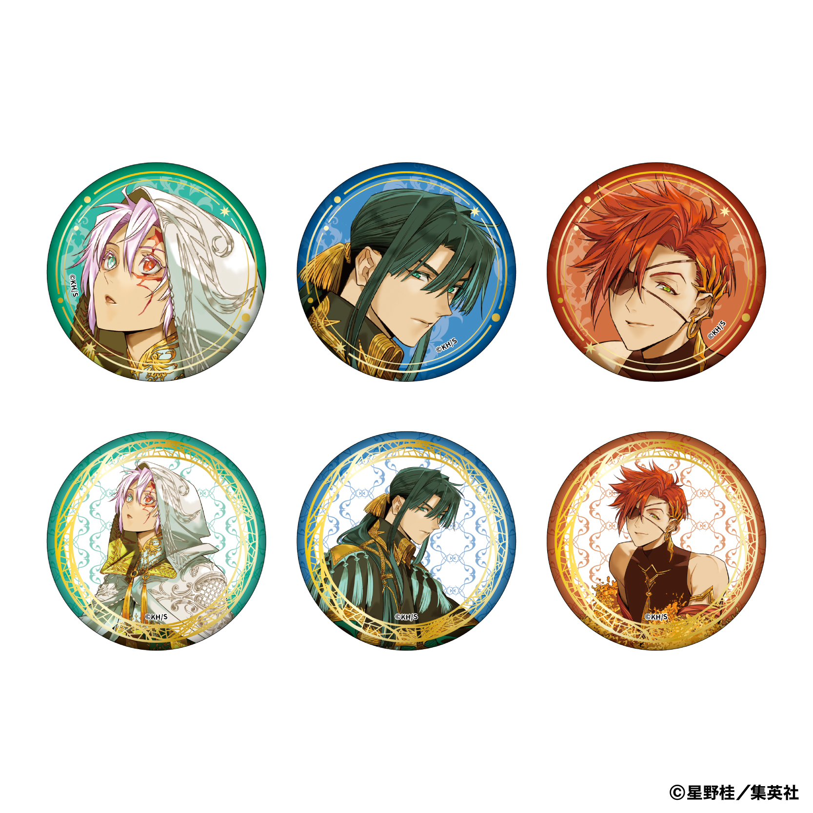 D.Gray-man_箔押しキャラバッジコレクション【BOX／6パック入り】