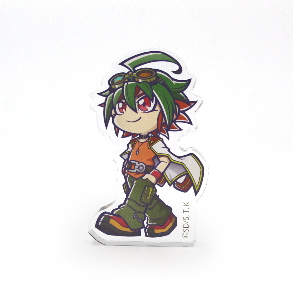 遊☆戯☆王ARC-Ⅴ_榊遊矢 アクリルブロックフィギュア