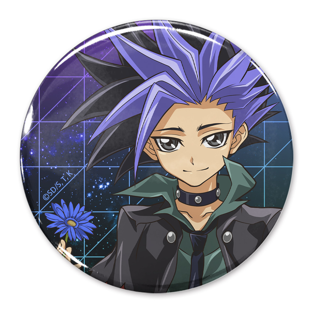 遊☆戯☆王ARC-Ⅴ_描き下ろし ユート 65mm缶バッジ 一輪のゆらめきVer.