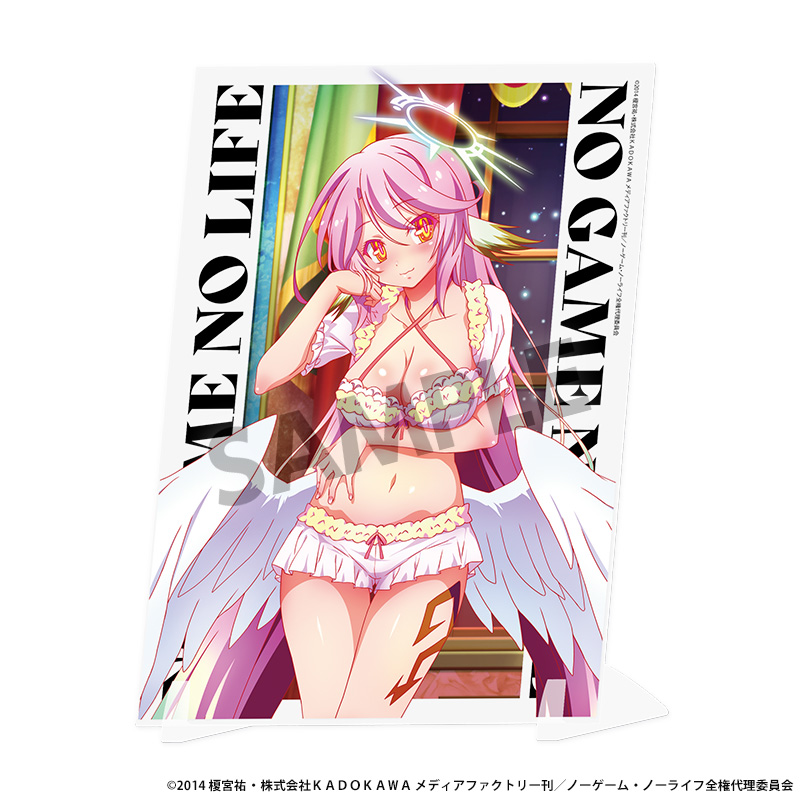 ノーゲーム・ノーライフ_描き下ろしビジュアルアクリルプレート ジブリール ナイトウェアVer.