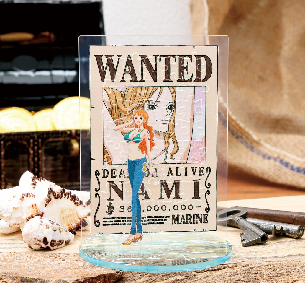 ONE PIECE_ジグソーパズル まめパズルダイカット40ピース MA-D03 ナミ