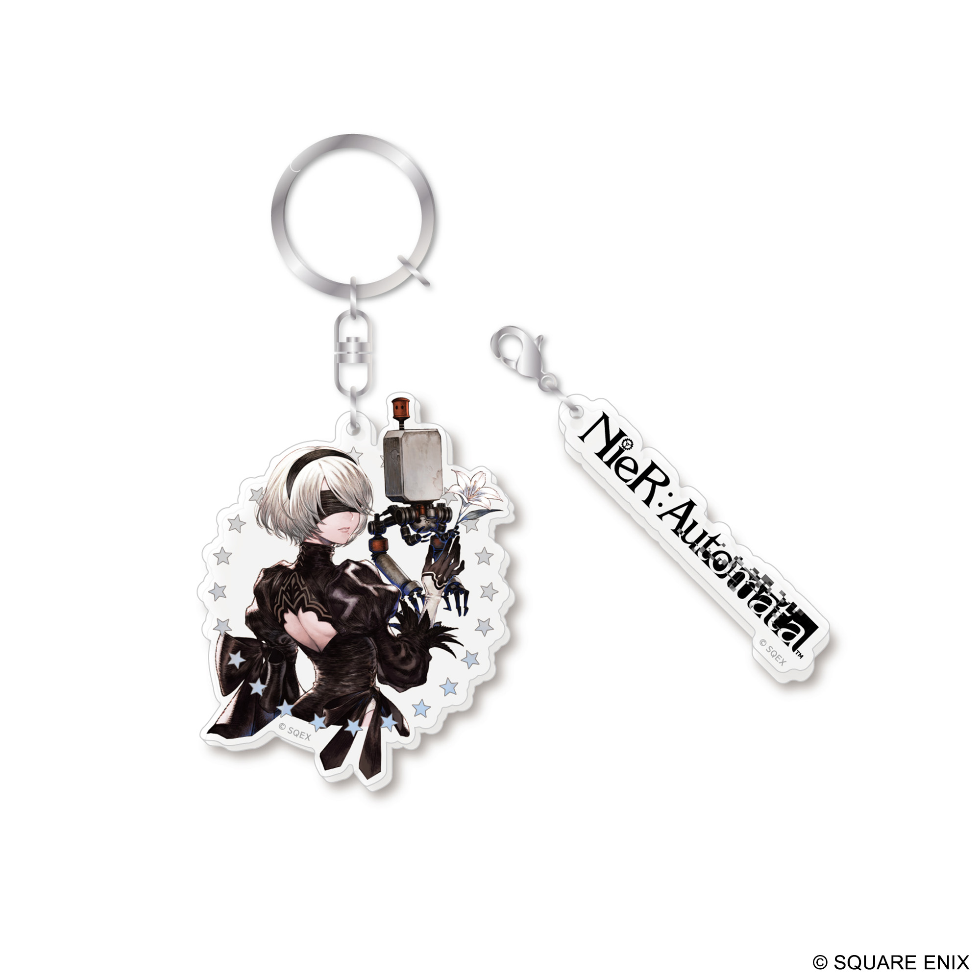 NieR Series_15th Anniversary アクリルキーホルダー 2B&ポッド042