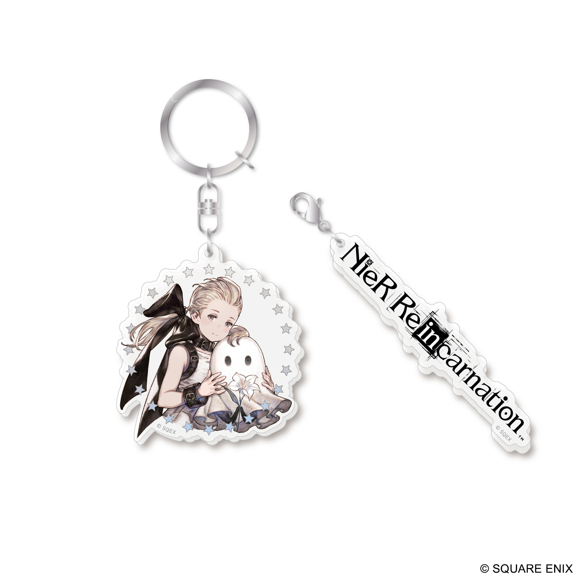 NieR Series_15th Anniversary アクリルキーホルダー フィオ&ママ