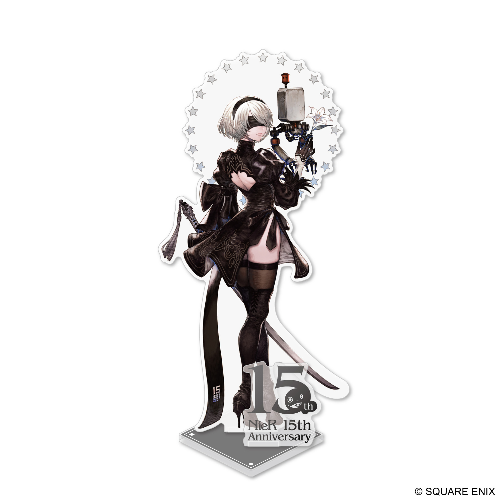 NieR Series_15th Anniversary アクリルスタンド 2B&ポッド042