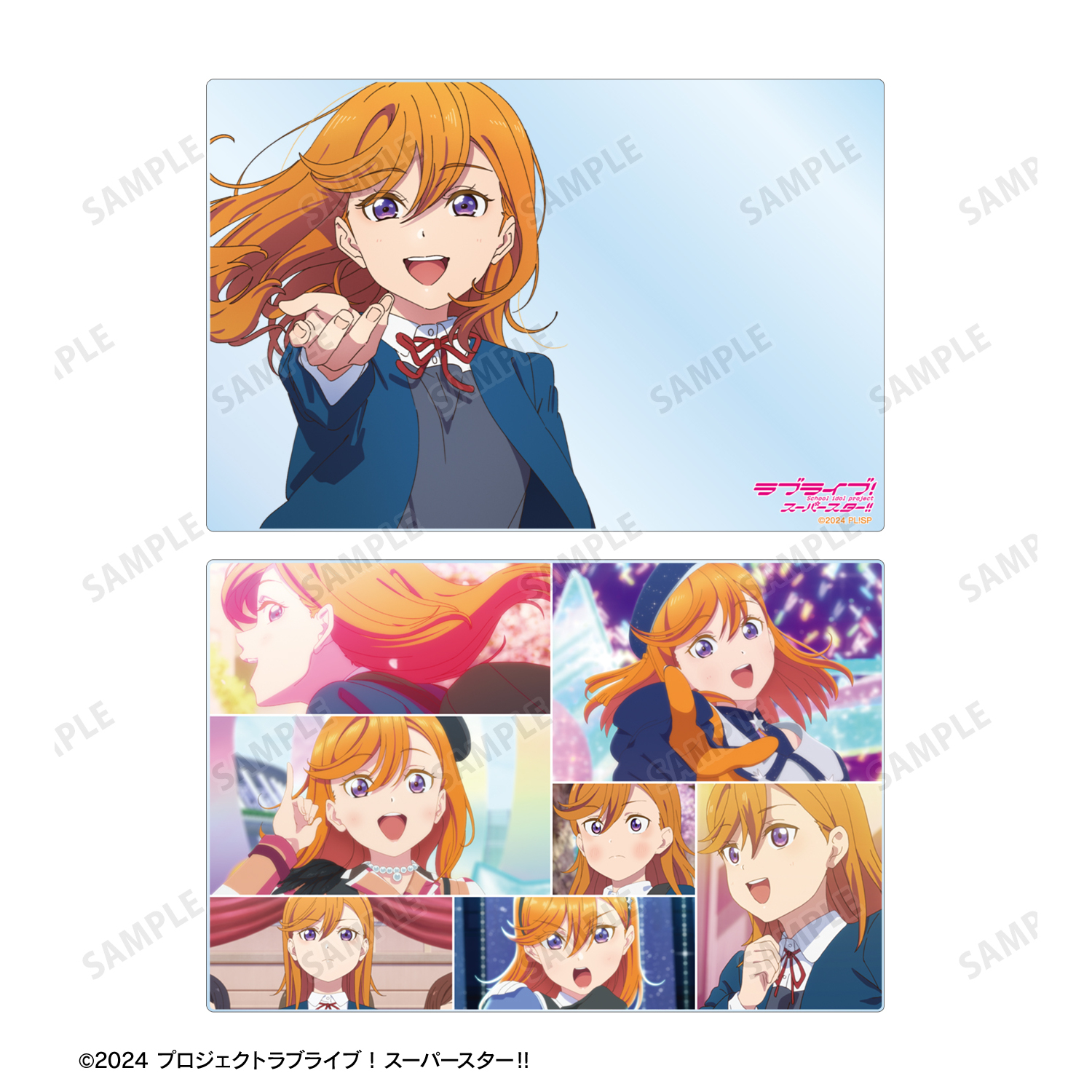 ラブライブ 花陽 フルールレーヴ コースター ブロマイド 色紙 アクリルブロック ラブライブ！スクールアイドルフェスティバル アクリルスタンド