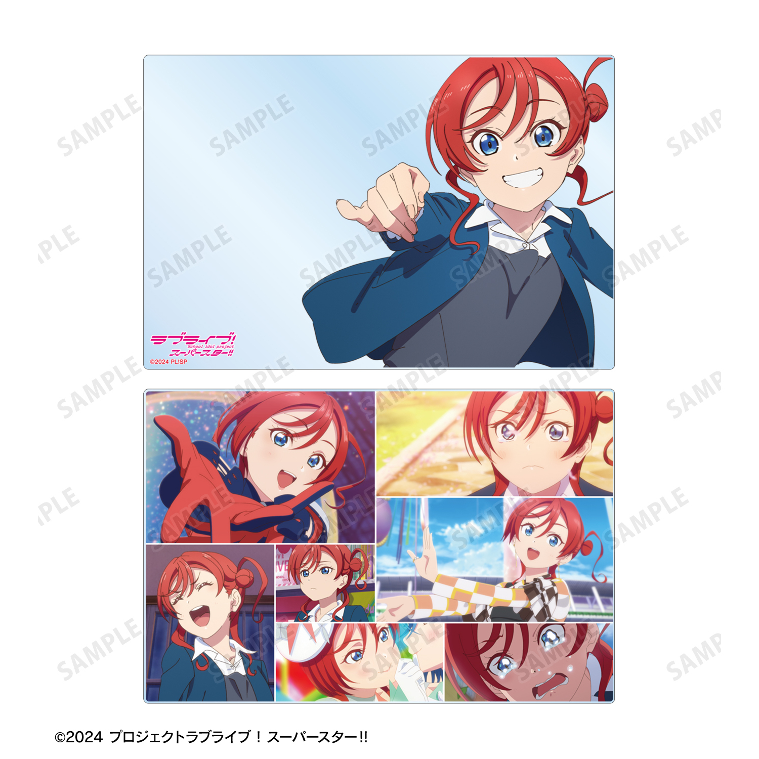ラブライブ 花陽 フルールレーヴ コースター ブロマイド 色紙 アクリルブロック グッズ-置きもの】ラブライブ！スーパースター!! 桜小路きな子