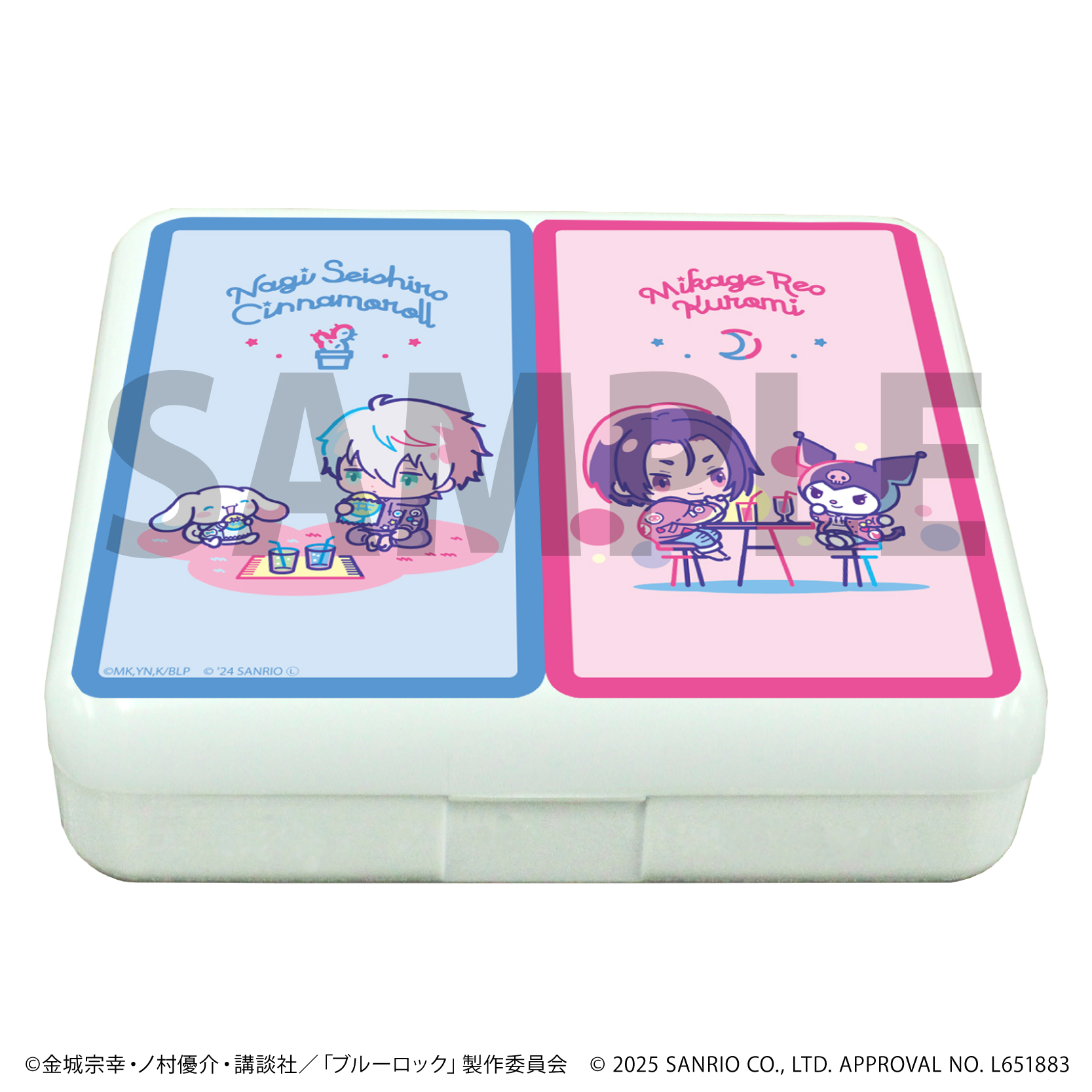 ブルーロック×サンリオキャラクターズ_小物ケース10/デザインB(コラボイラスト)