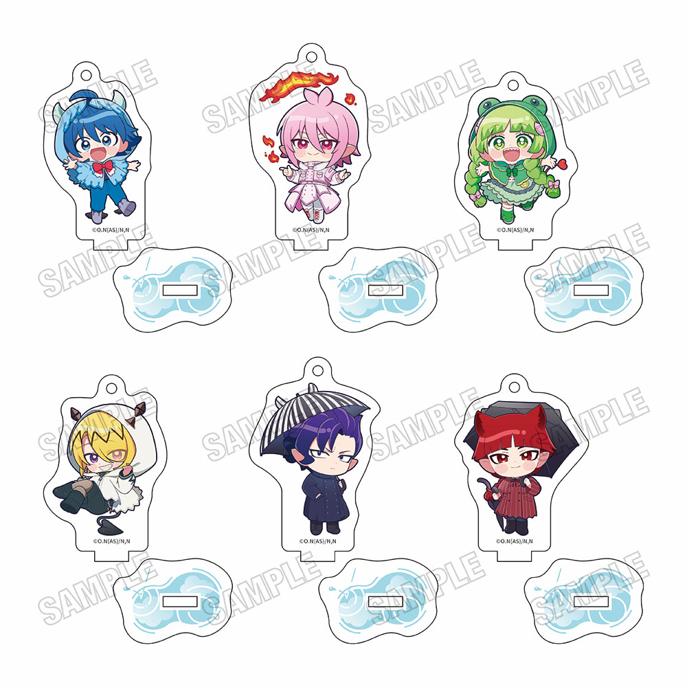 魔入りました!入間くん_描き起こしアクリルキーホルダーコレクション【雨の日ver.】　【コンプリートBOX／6個入り】