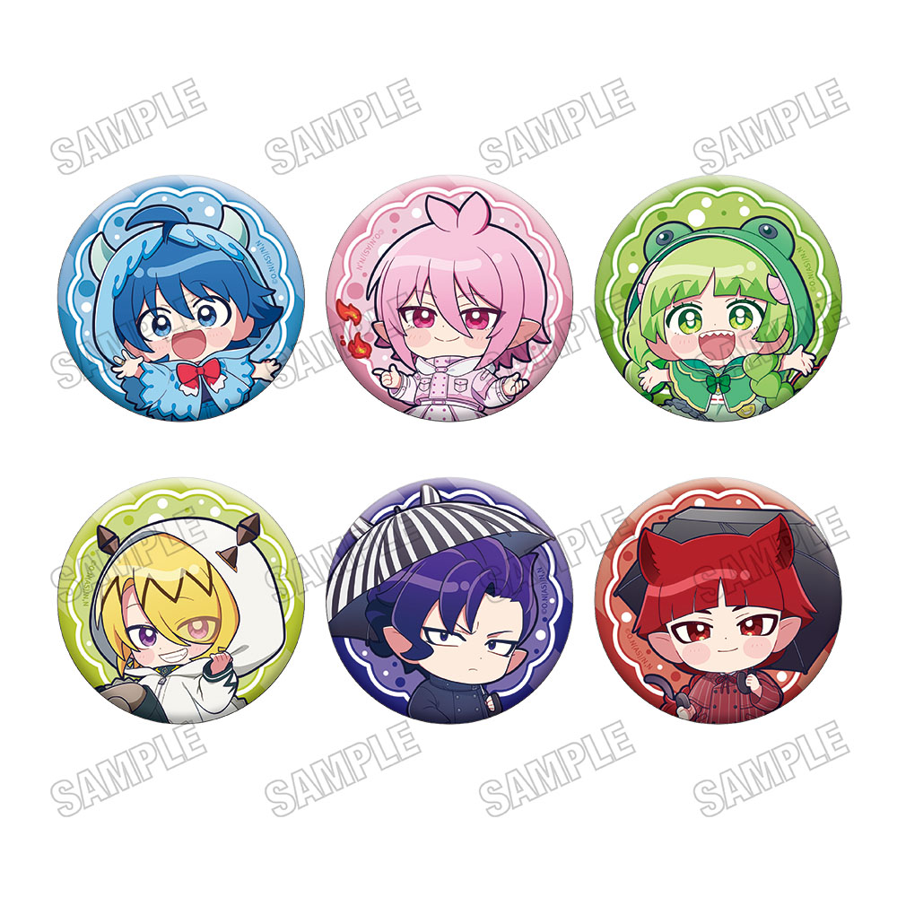 魔入りました!入間くん_描き起こし缶バッジコレクション【雨の日ver.】　【コンプリートBOX／6個入り】