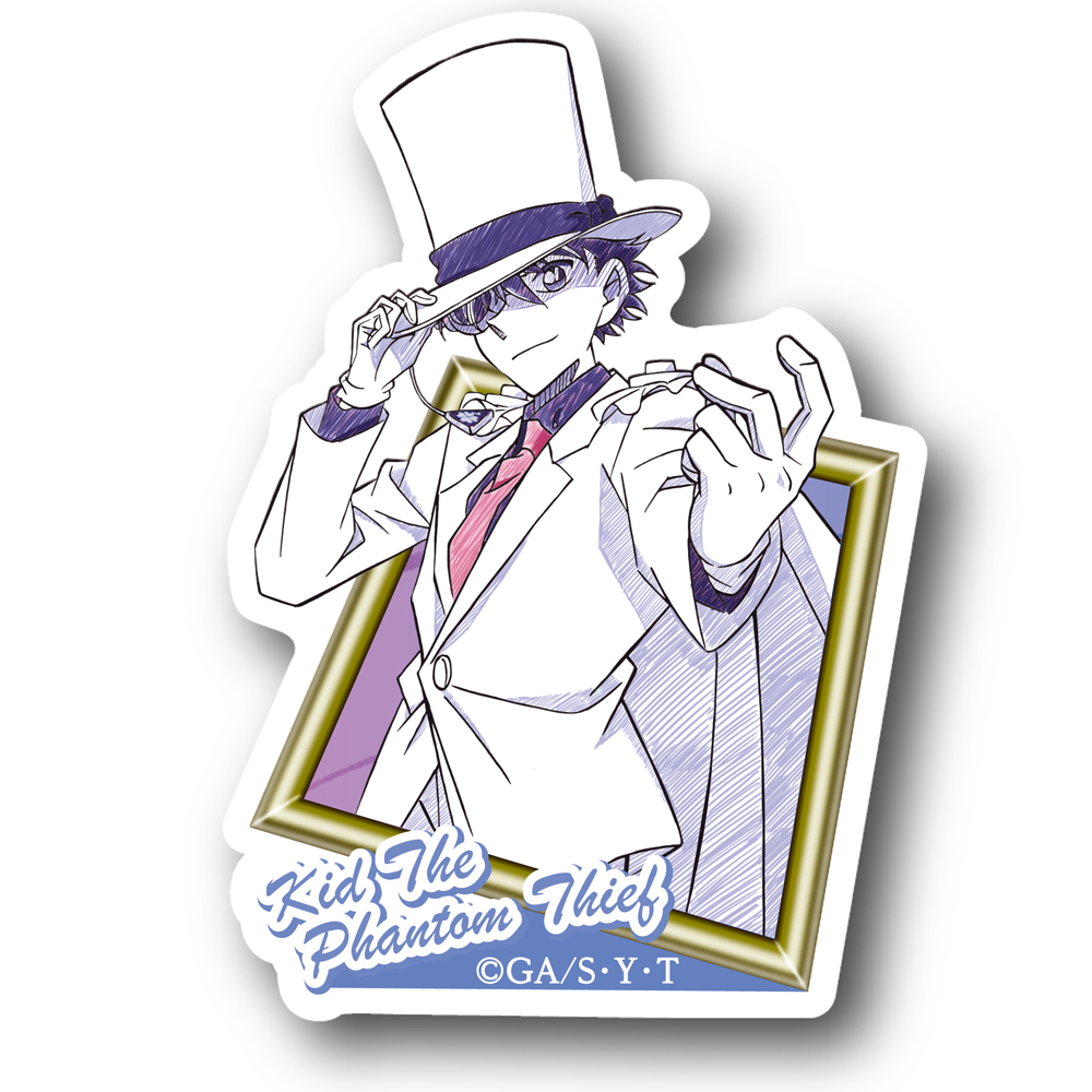 名探偵コナン_ペンシルアート ステッカーコレクションVol.3 怪盗キッド