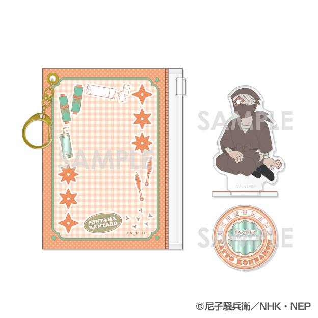 忍たま乱太郎_ポーチ入りアクリルスタンド　4.雑渡昆奈門