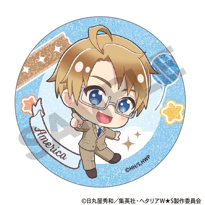ヘタリア World☆Stars_トレーディンググリッター缶バッジ ちま