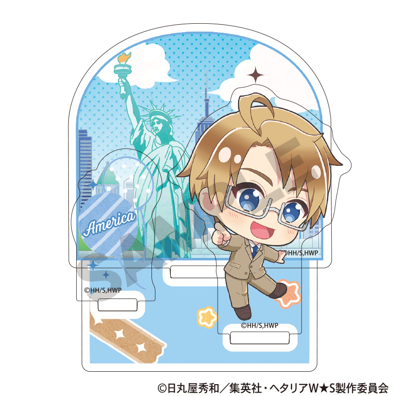 ヘタリア World★Stars_ジオラマアクリルスタンド　アメリカ　ちまにわ