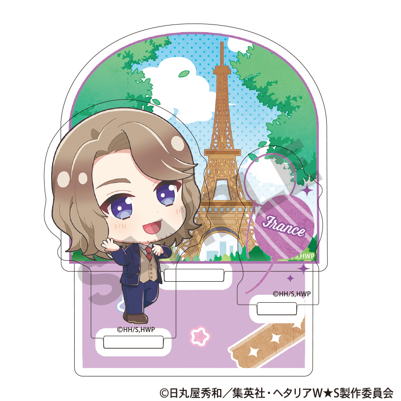ヘタリア World★Stars_ジオラマアクリルスタンド　フランス　ちまにわ
