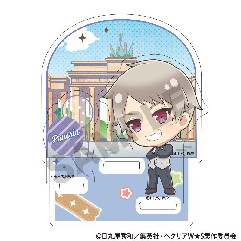 ヘタリア World★Stars_ジオラマアクリルスタンド　プロイセン　ちまにわ