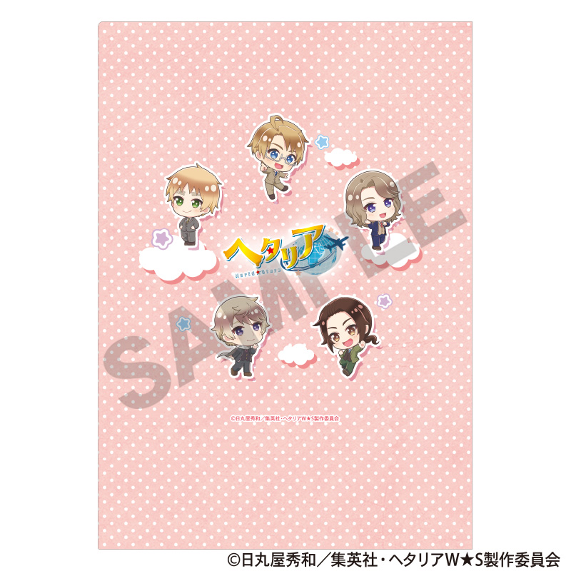 ヘタリア World☆Stars_シングルクリアファイル ピンク ちまにわ