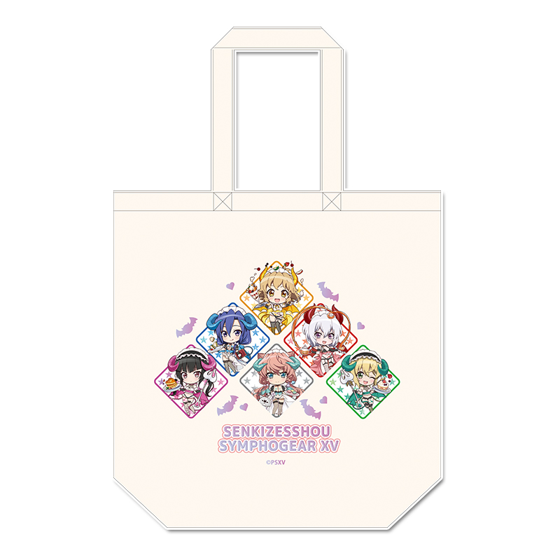 戦姫絶唱シンフォギアXV_ぷちちょこ　キャンバストートバッグ【小悪魔ウェイトレス】