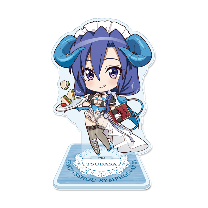 戦姫絶唱シンフォギアXV_ぷちちょこ　アクリルスタンド【風鳴 翼】小悪魔ウェイトレス