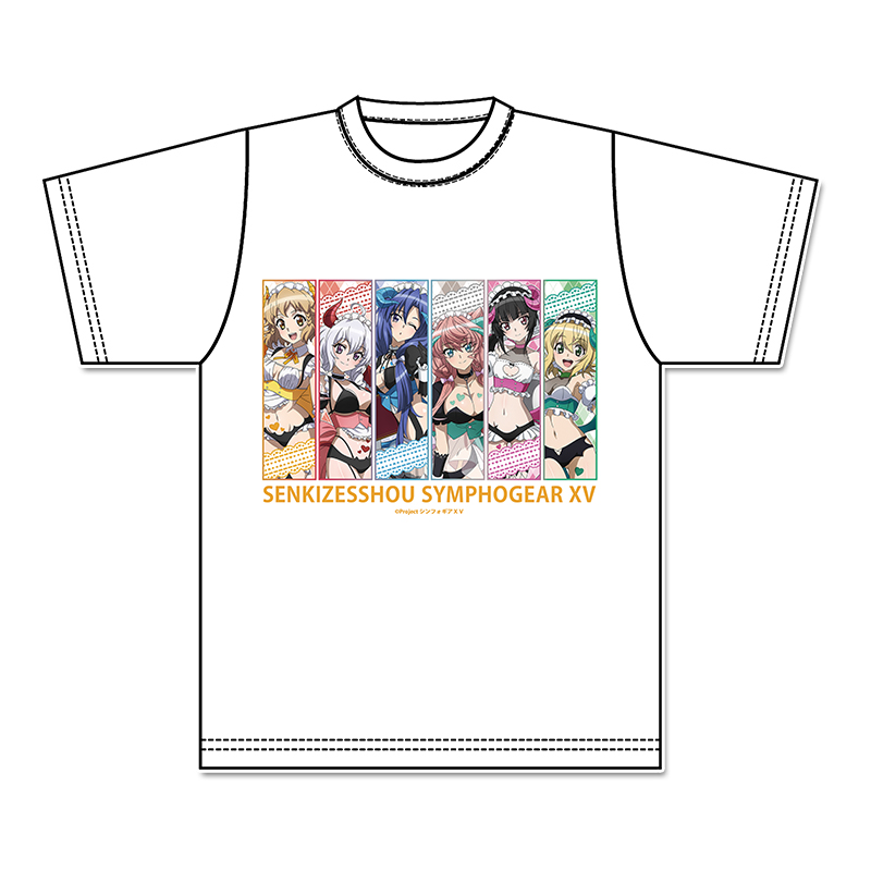 戦姫絶唱シンフォギアXV_描き下ろし　グラフィックTシャツ【小悪魔ウェイトレス】