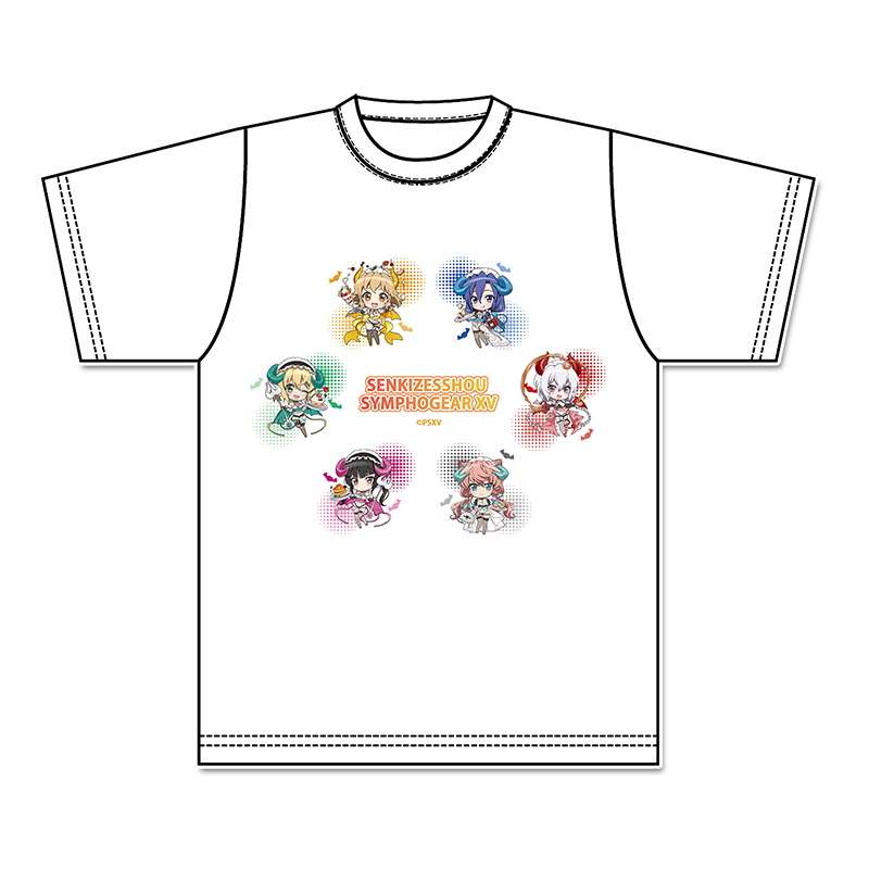 戦姫絶唱シンフォギアXV_ぷちちょこ　グラフィックTシャツ【小悪魔ウェイトレス】