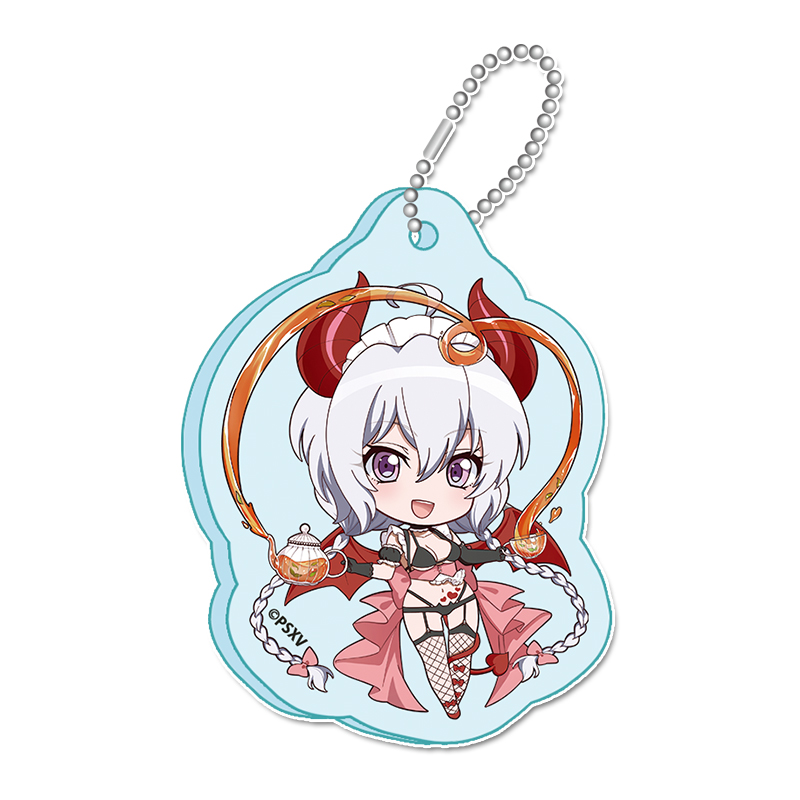 戦姫絶唱シンフォギアXV_ぷちちょこ　ミニアクリルキーホルダー【雪音 クリス】小悪魔ウェイトレス