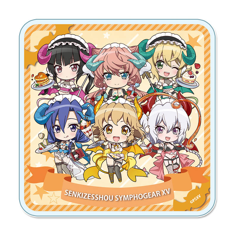 戦姫絶唱シンフォギアXV_ぷちちょこ　アクリルコースター【小悪魔ウェイトレス】