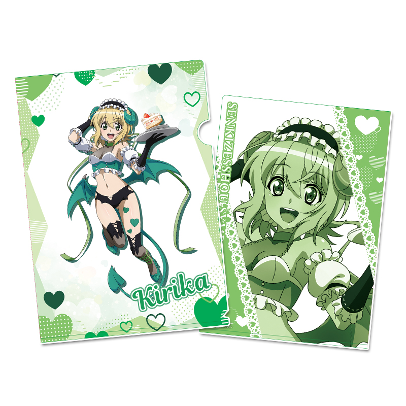 戦姫絶唱シンフォギアXV_描き下ろし　クリアファイル【暁 切歌】小悪魔ウェイトレス