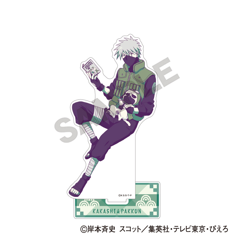 NARUTO-ナルト- 疾風伝_アクリルスタンド　はたけカカシ　ひと休み　クラパレット