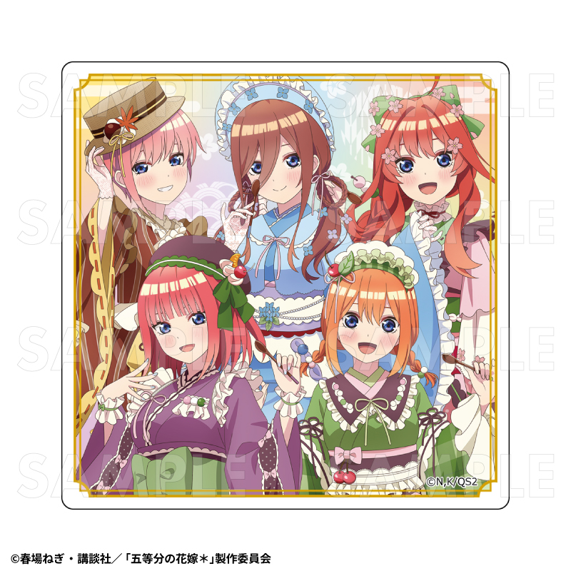 五等分の花嫁*_和パフェドレスVer. ダイカットステッカー 集合