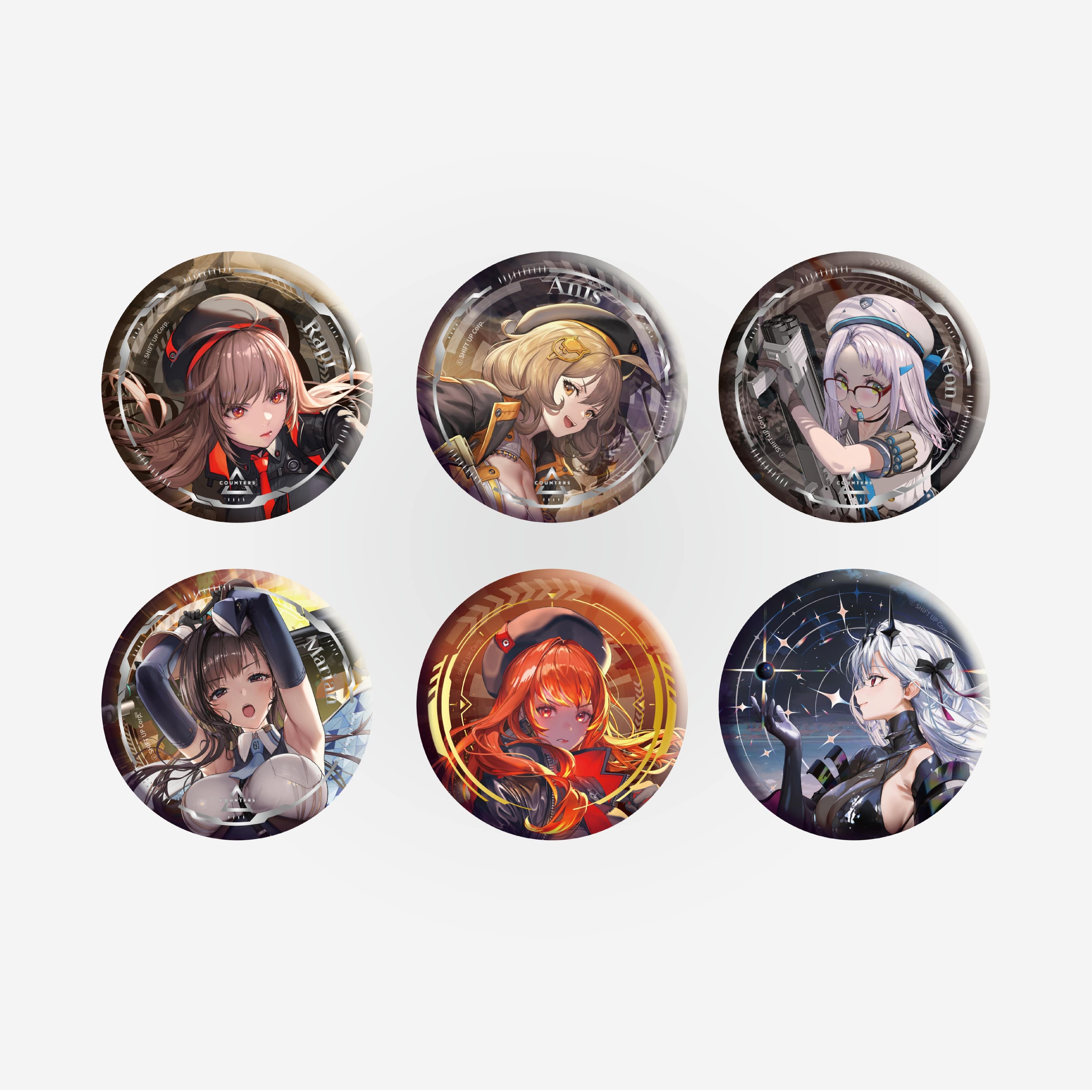 勝利の女神:NIKKE_トレーディング缶バッジ COUNTERS【BOX／6個入り】