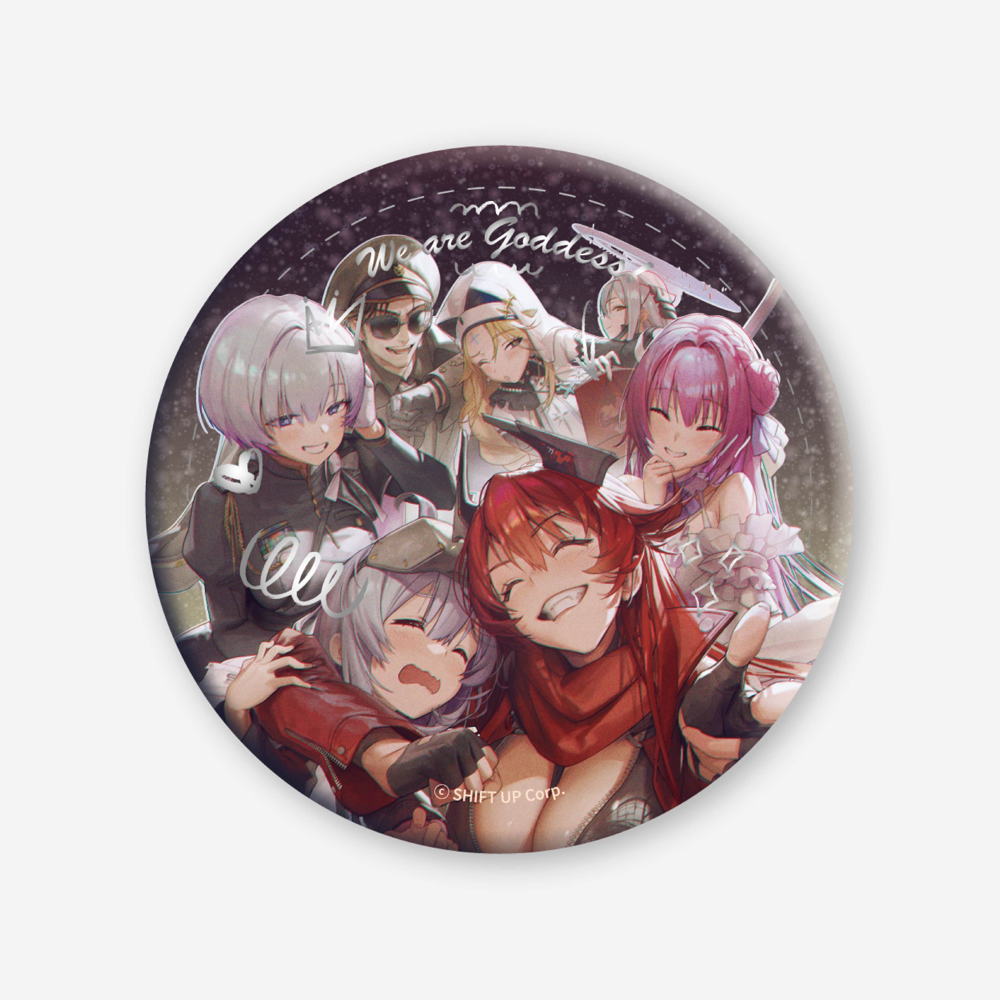 NIKKE トレーディング缶バッジ GODDESS BOX 韓国輸入商品】NIKKE トレーディング缶バッジ GODDESS BOX 全7種