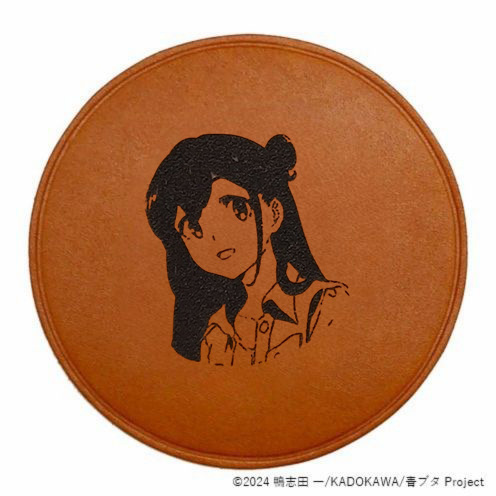 青春ブタ野郎はサンタクロースの夢を見ない_レザーコースター　美東 美織