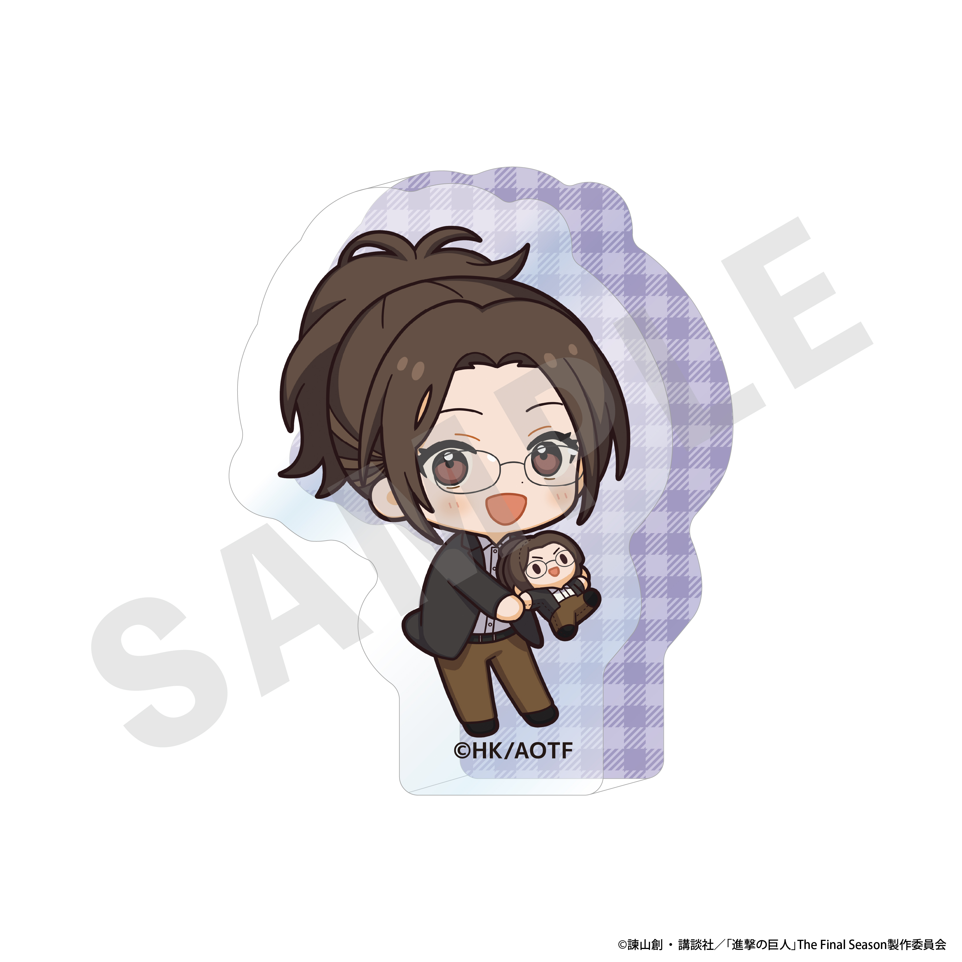 進撃の巨人_ミニキャラだっこシリーズ ミニダイカットアクリルブロック ハンジ