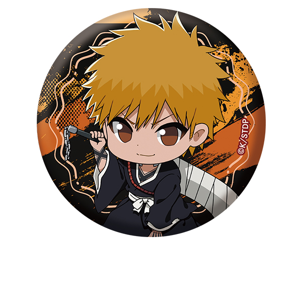 BLEACH 千年血戦篇_ぺたん娘缶バッジ vol.1 黒崎一護