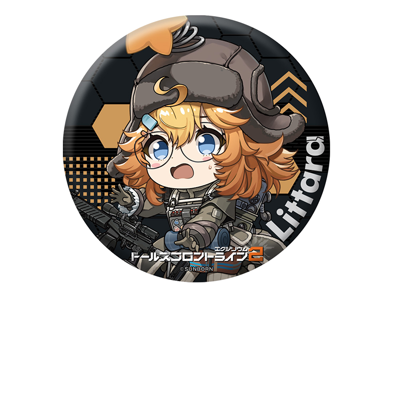 ドールズフロントライン2：エクシリウム_ぺたん娘缶バッジ リッタラ