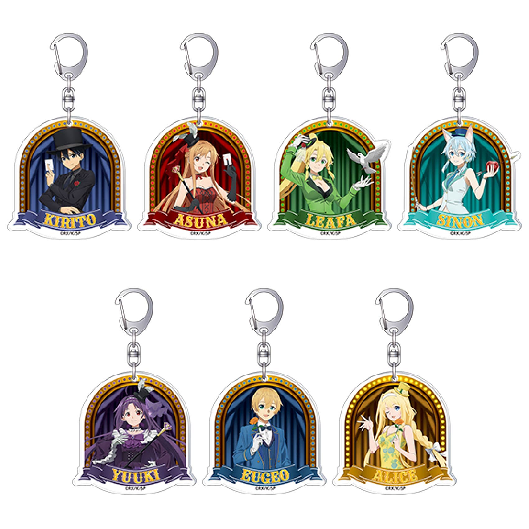 ソードアート・オンライン_アクリルキーホルダーコレクション ?MAGIC SHOWTIME?　【BOX／7パック入り】