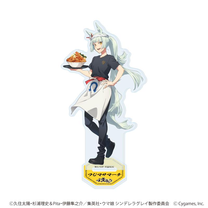 ウマ娘 シンデレラグレイ_アクリルスタンド02/ラーメン屋ver. フジマサマーチ(描き下ろしイラスト)