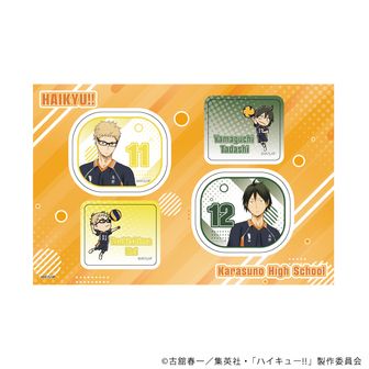 ハイキュー　影山飛雄　日向翔陽　月島蛍　澤村大地　レア　コレクション缶バッジ ハイキュー 影山飛雄 日向翔陽 月島蛍 澤村大地 レア