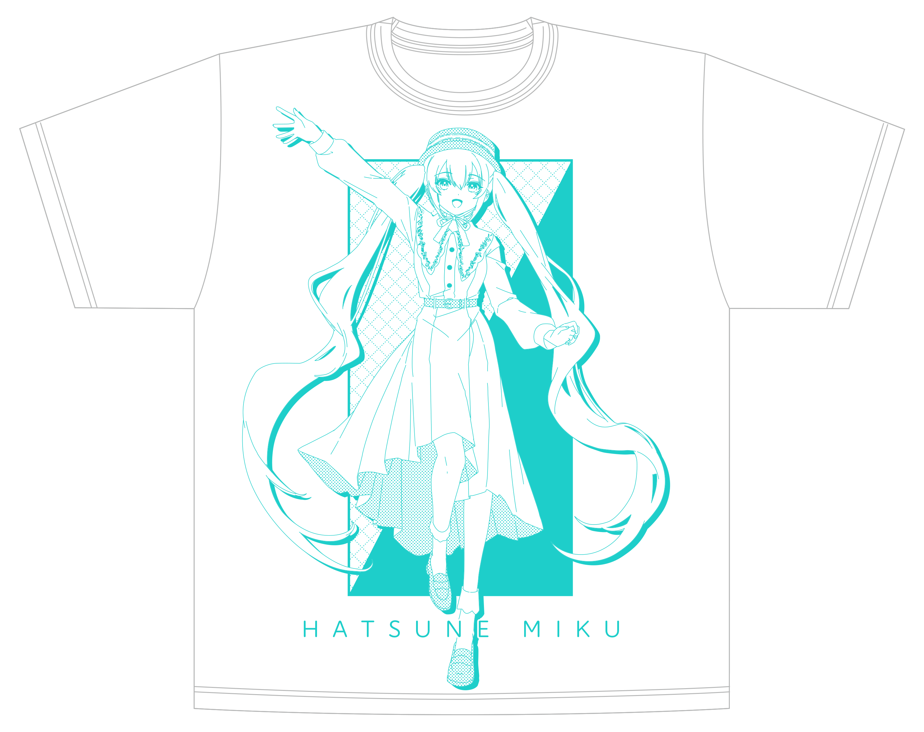初音ミクシリーズ_オーバーサイズTシャツ／レジャフェス