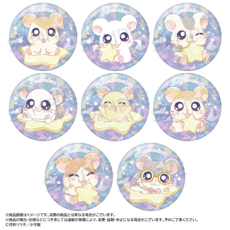 -とっとこハム太郎-　５種類　缶バッジ とっとこハム太郎_-Twinkle Dreams-キラキラトレーディング缶バッジ